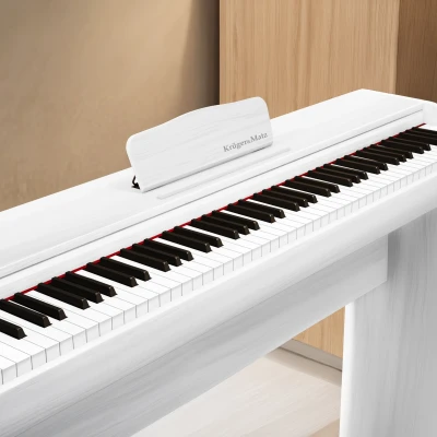 Digitálne piano Kruger&Matz KMDP-105, 88 klávesov, Bluetooth 5.0, biele
