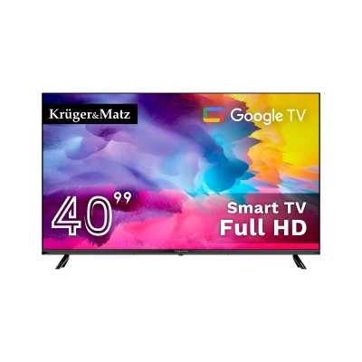 Kruger&Matz 40" FHD Google TV, DVB-T2/S2/T/C, H.265 HEVC