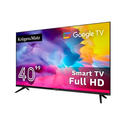Kruger&Matz 40" FHD Google TV, DVB-T2/S2/T/C, H.265 HEVC