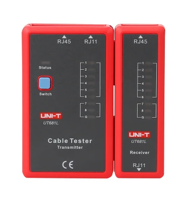 Uni-t MIE0346 Tester síťových kabelů UT681L, RJ45/RJ11