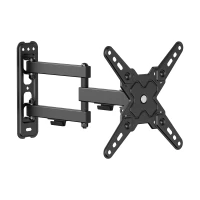 Cabletech UCH0195-1 Univerzálny držiak na stenu pre televízory s uhlopriečkou 13-43", čierny