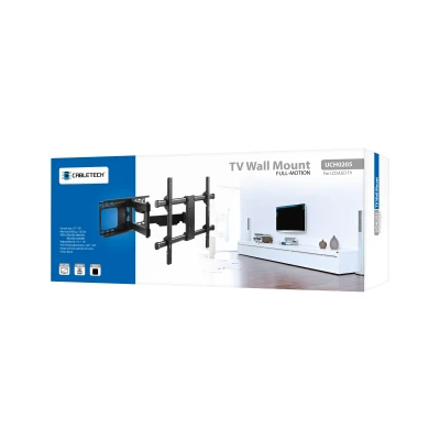Cabletech UCH0205 Nástěnný držák TV 37-70", LPA49-463D, černý