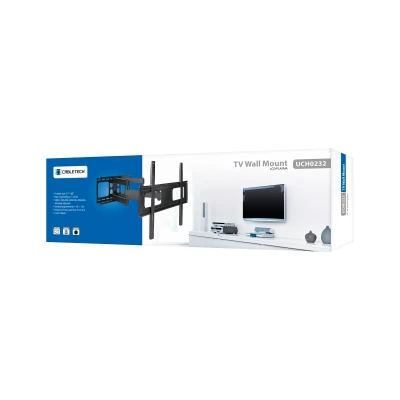 Cabletech UCH0232 Univerzálny držiak na televízor 37-80", UPA36-466, čierny