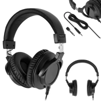 Kruger&Matz KM0886 Studiová náhlavní sluchátka DJ, 32 Ohm, černé