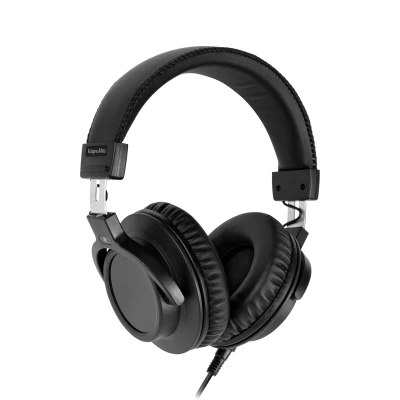 Kruger&Matz KM0886 Studiová náhlavní sluchátka DJ, 32 Ohm, černé