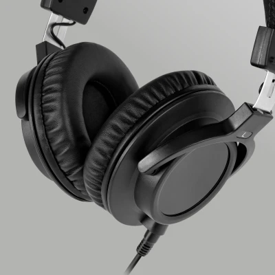 Kruger&Matz KM0886 Studiová náhlavní sluchátka DJ, 32 Ohm, černé