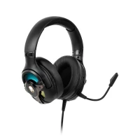 Herná slúchadlá Kruger&Matz KM0660 Warrior GH-100 PRO, RGB, čierne
