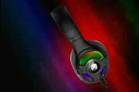 Herná slúchadlá Kruger&Matz KM0660 Warrior GH-100 PRO, RGB, čierne