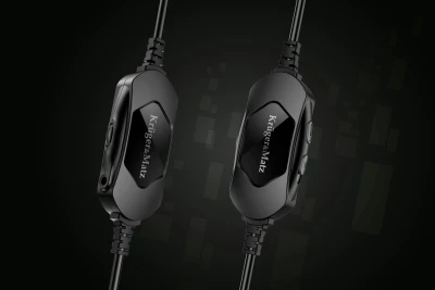 Herná slúchadlá Kruger&Matz KM0660 Warrior GH-100 PRO, RGB, čierne