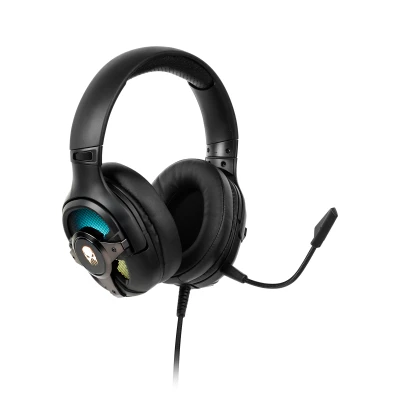 Herná slúchadlá Kruger&Matz KM0660 Warrior GH-100 PRO, RGB, čierne