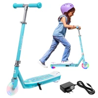 Rebel ZAB0034 Dětská elektrická koloběžka FUN WHEELS LIGHT, 50 W, 8 km/h, modrá