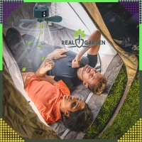 RealG RC-K-1484 Přenosný závěsný LED ventilátor s dálkovým ovládáním USB, 5200 mAh