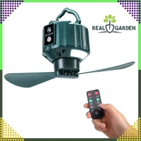 RealG RC-K-1484 Přenosný závěsný LED ventilátor s dálkovým ovládáním USB, 5200 mAh