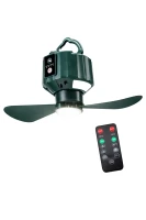RealG RC-K-1484 Přenosný závěsný LED ventilátor s dálkovým ovládáním USB, 5200 mAh