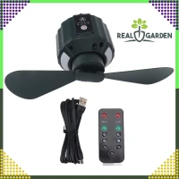RealG RC-K-1484 Přenosný závěsný LED ventilátor s dálkovým ovládáním USB, 5200 mAh