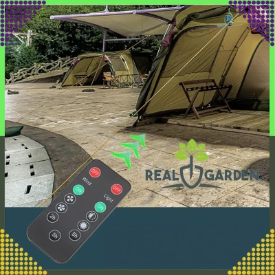 RealG RC-K-1484 Přenosný závěsný LED ventilátor s dálkovým ovládáním USB, 5200 mAh