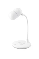 RealG RC-K-558 Stolní lampička 3v1 s bezdrátovým nabíjením a Bluetooth reproduktorem