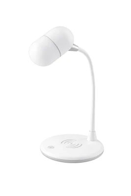 RealG RC-K-558 Stolná lampička 3v1 s bezdrôtovým nabíjaním a Bluetooth reproduktorom