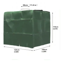 RealG RC-K-1251 Ochranný obal na IBC nádrž 1000 l, zelený