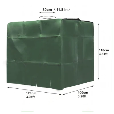 RealG RC-K-1251 Ochranný obal na IBC nádrž 1000 l, zelený