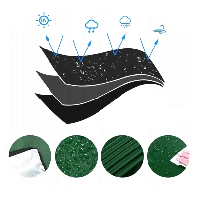 RealG RC-K-1251 Ochranný obal na IBC nádrž 1000 l, zelený