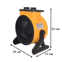 RealG RC-K-2085 Elektrický ventilátor s termostatom, 2000 W