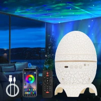 RealG RC-K-1932 Projektor hvězd Dino vejce s Bluetooth reproduktorem, LED noční lampička USB