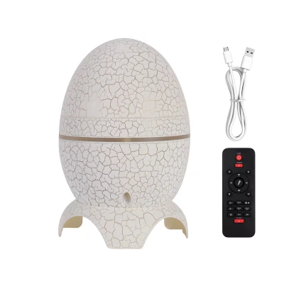 RealG RC-K-1932 Projektor hvězd Dino vejce s Bluetooth reproduktorem, LED noční lampička USB