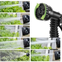 RealG RC-K-2171 Zahradní hadice s pistolí, flexibilní, 30 m, černá