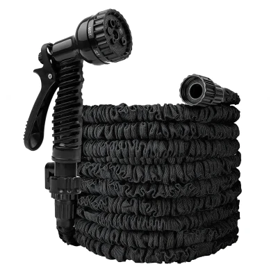 RealG RC-K-2171 Zahradní hadice s pistolí, flexibilní, 30 m, černá