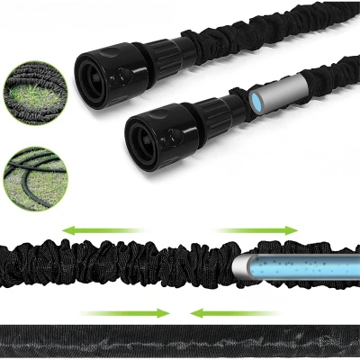 RealG RC-K-2171 Zahradní hadice s pistolí, flexibilní, 30 m, černá