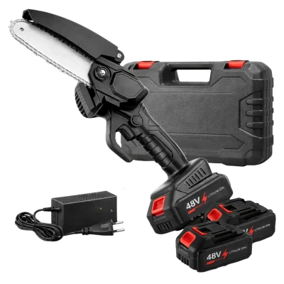RealG RC-K-1048 Akumulátorová mini reťazová píla na drevo a konáre, 2 x AKU