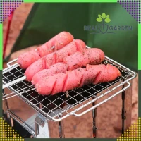 RealG RC-K-938 Přenosný kempingový vařič, gril, skládací