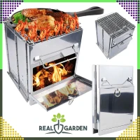 RealG RC-K-938 Přenosný kempingový vařič, gril, skládací