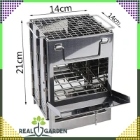 RealG RC-K-938 Přenosný kempingový vařič, gril, skládací