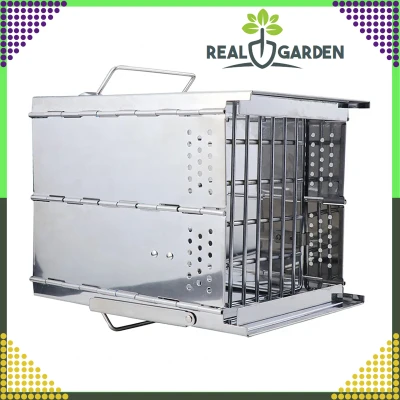 RealG RC-K-938 Přenosný kempingový vařič, gril, skládací