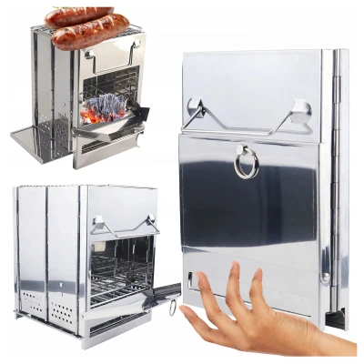 RealG RC-K-938 Přenosný kempingový vařič, gril, skládací