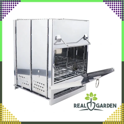 RealG RC-K-938 Přenosný kempingový vařič, gril, skládací