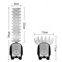 RealG RC-K-1935 Akumulátorové nůžky na živý plot 2 v 1, 2 x AKU
