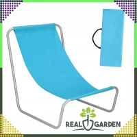 RealG RC-K-871 Plážové rozkládací lehátko, světle modré