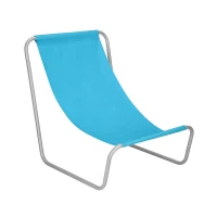 RealG RC-K-871 Plážové rozkládací lehátko, světle modré