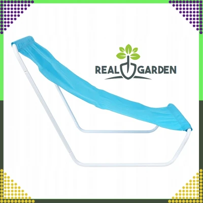 RealG RC-K-871 Plážové rozkládací lehátko, světle modré