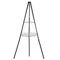 RealG RC-K-943 Trojnožka nad oheň s grilem, 150 cm, rošt 50 cm