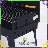 RealG RC-K-934 Turistický skládací přenosný gril, kufřík + grilovací nářadí