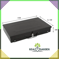 RealG RC-K-934 Turistický skládací přenosný gril, kufřík + grilovací nářadí