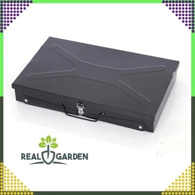 RealG RC-K-934 Turistický skládací přenosný gril, kufřík + grilovací nářadí