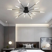 RealG 1244 Stropní LED lustr Ohňostroj 12 W, 220 V, 1350 lm, 12 ramen