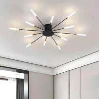 RealG 1244 Stropní LED lustr Ohňostroj 12 W, 220 V, 1350 lm, 12 ramen