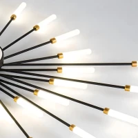 RealG 1244 Stropní LED lustr Ohňostroj 12 W, 220 V, 1350 lm, 12 ramen