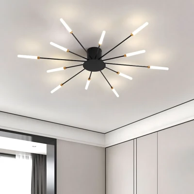 RealG 1244 Stropní LED lustr Ohňostroj 12 W, 220 V, 1350 lm, 12 ramen